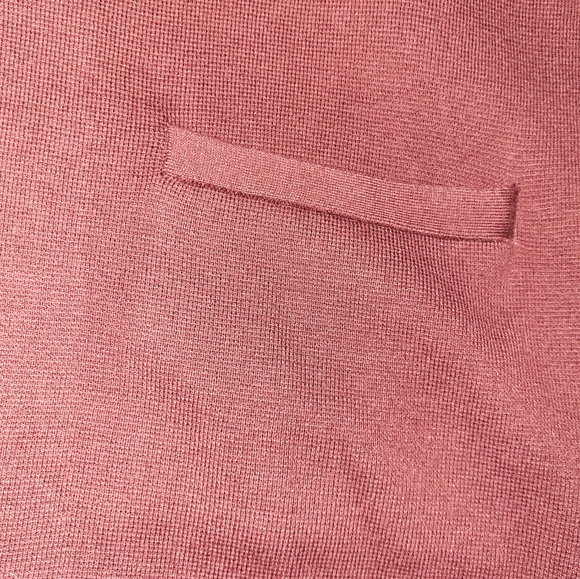 J CREW Cecile Burgundy Knit Blazer Cardigan Size Medium - Picture 6 of 8